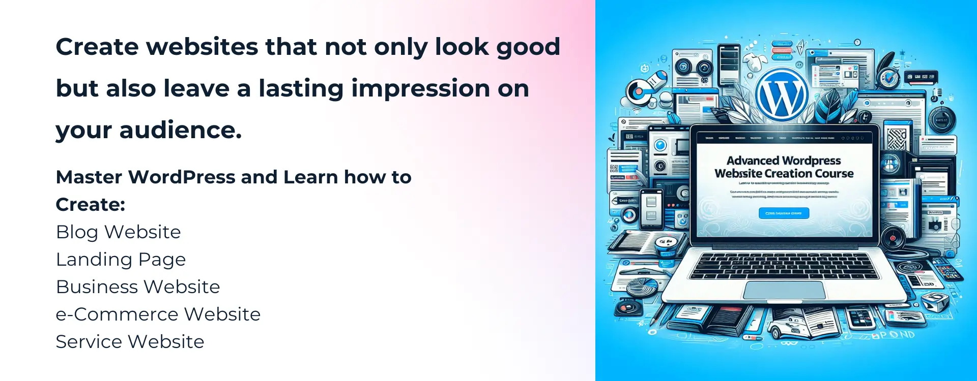 Master WordPress to Build Stunning Websites and Landing Pages – No Coding Required!